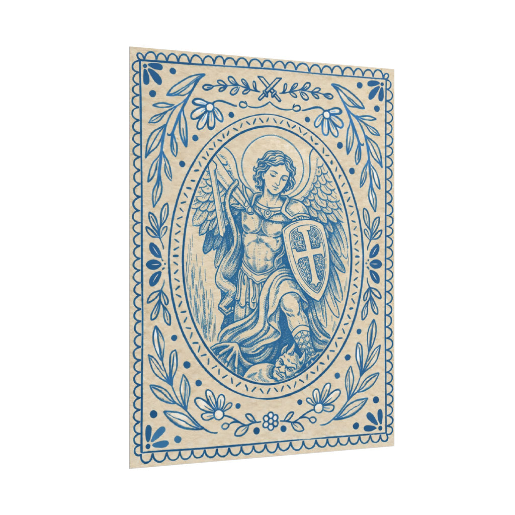 St. Michael the Archangel Catholic Wall Art | Raíces de Fe