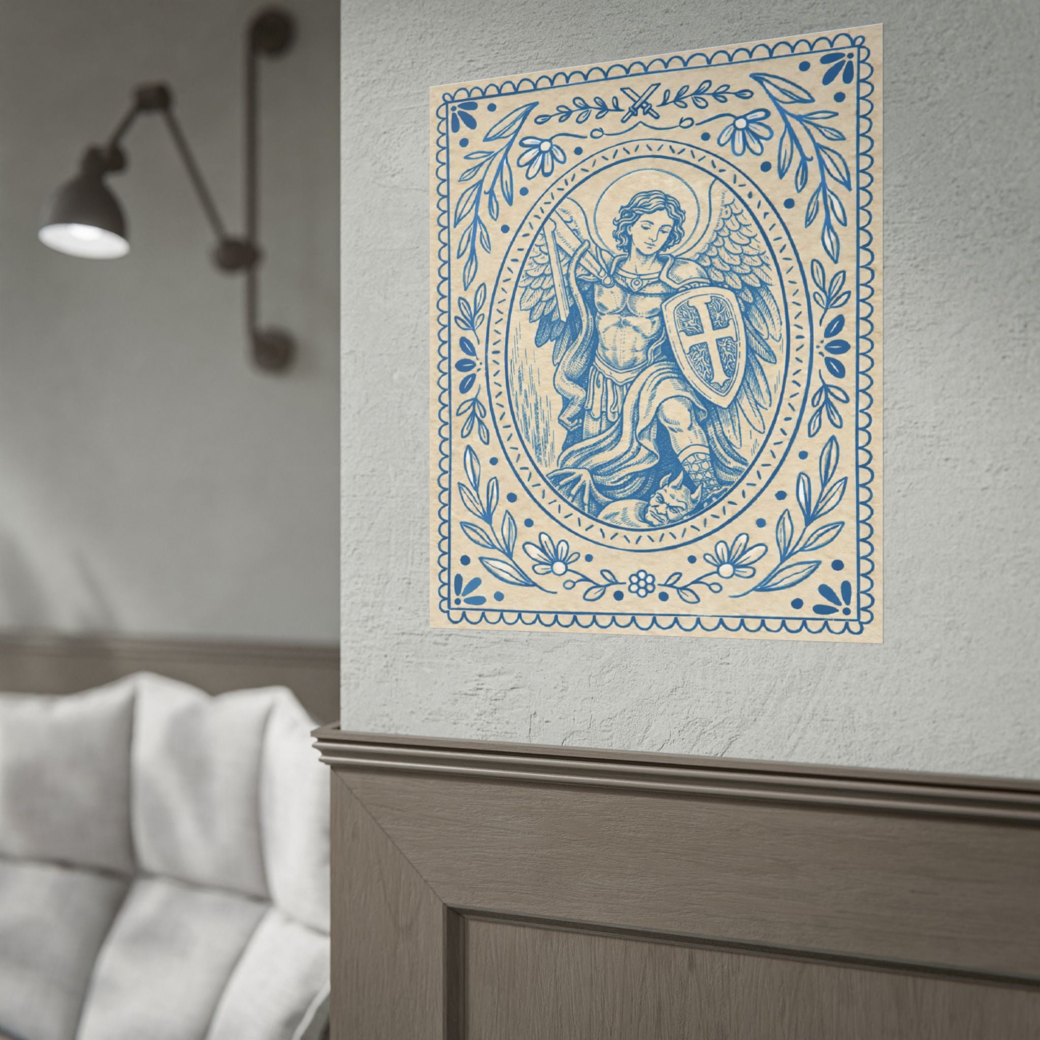 St. Michael the Archangel Catholic Wall Art | Raíces de Fe